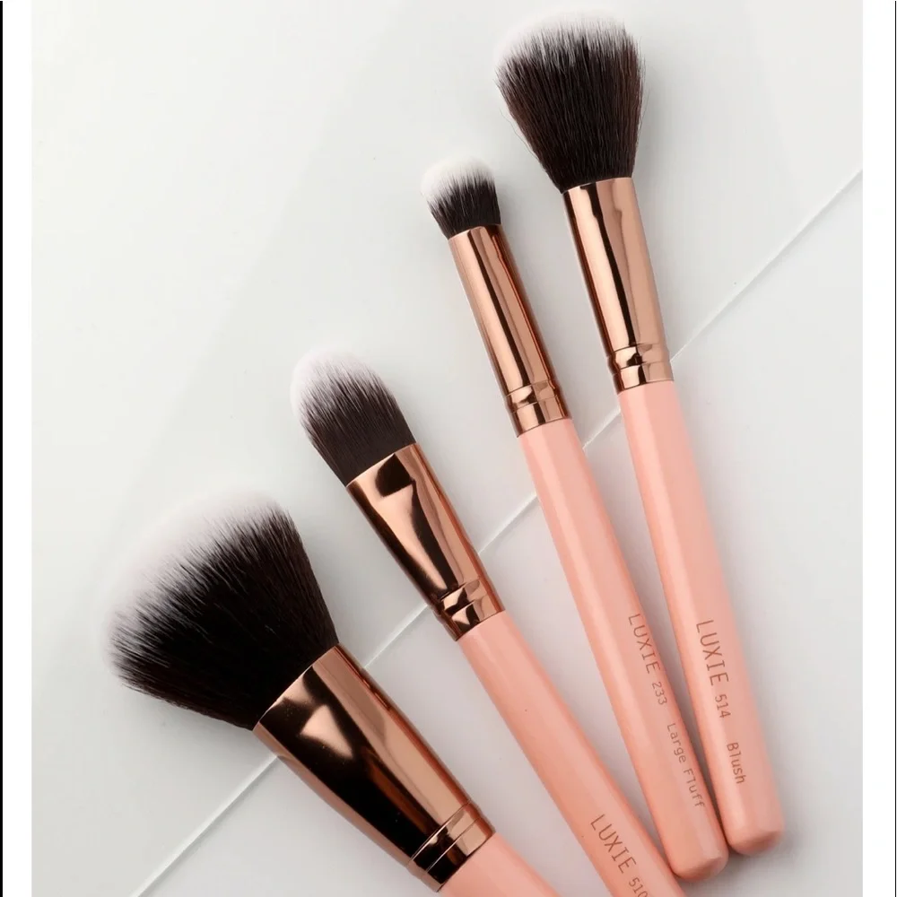 Luxie LIMITED EDITION Rose Gold Face Complexion Brush Set